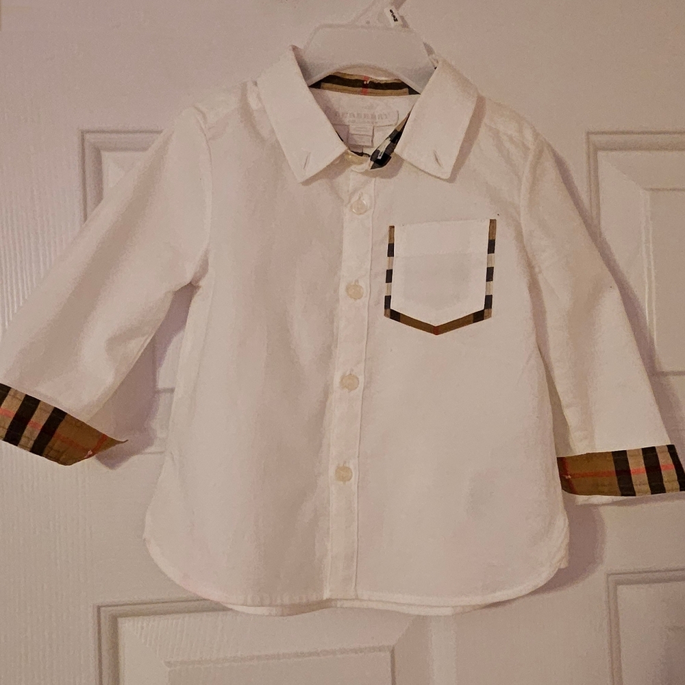 Authentic Burberry shirt Size 12months
